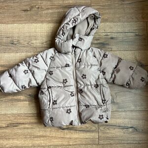 Zara girls puffer coat